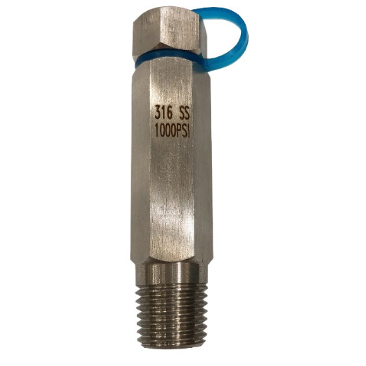 1/2" BSPT Long Stainless Steel